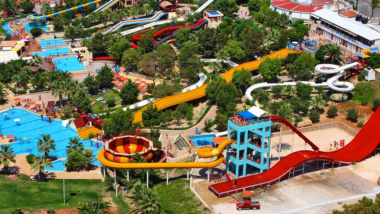 Watercity Waterpark At Anopolis Heraklion Crete GREECE