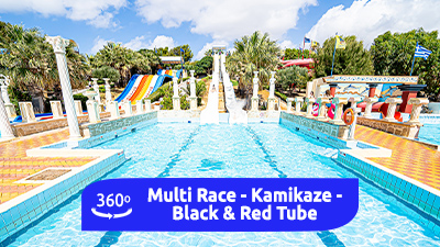 360° experience: Multi Race - Kamikaze - Black & Red Tube